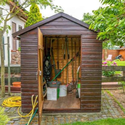 Affordable Wendy house under R5000 in a garden setting